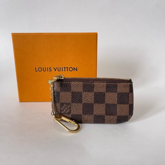 LOUIS VUITTON Key Clée damier ébène - Picture 1 of 12